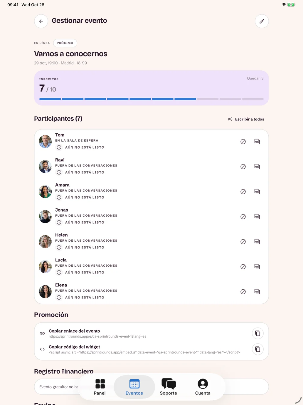 Participantes