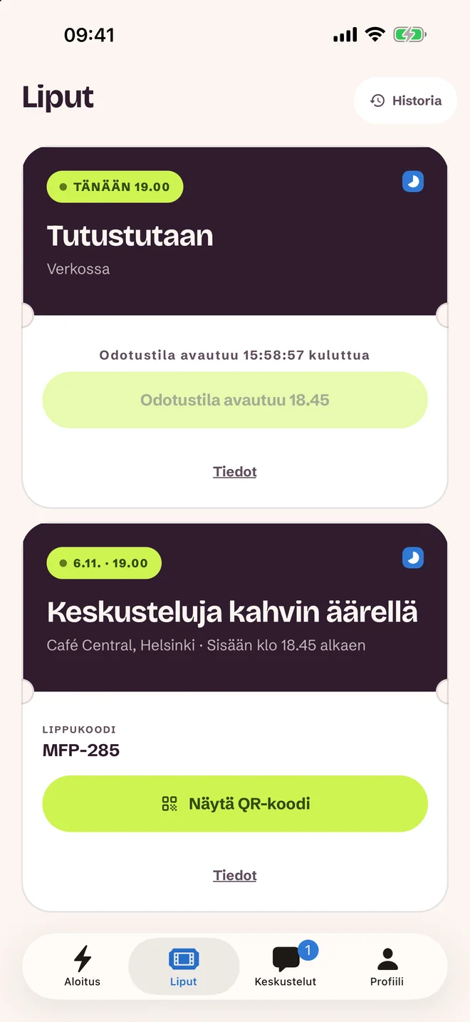 Lippunäkymä