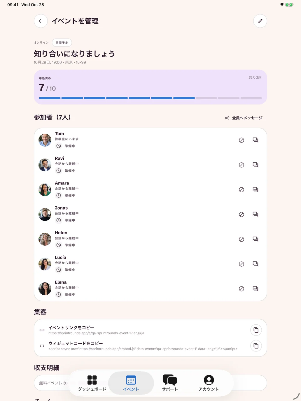 参加者