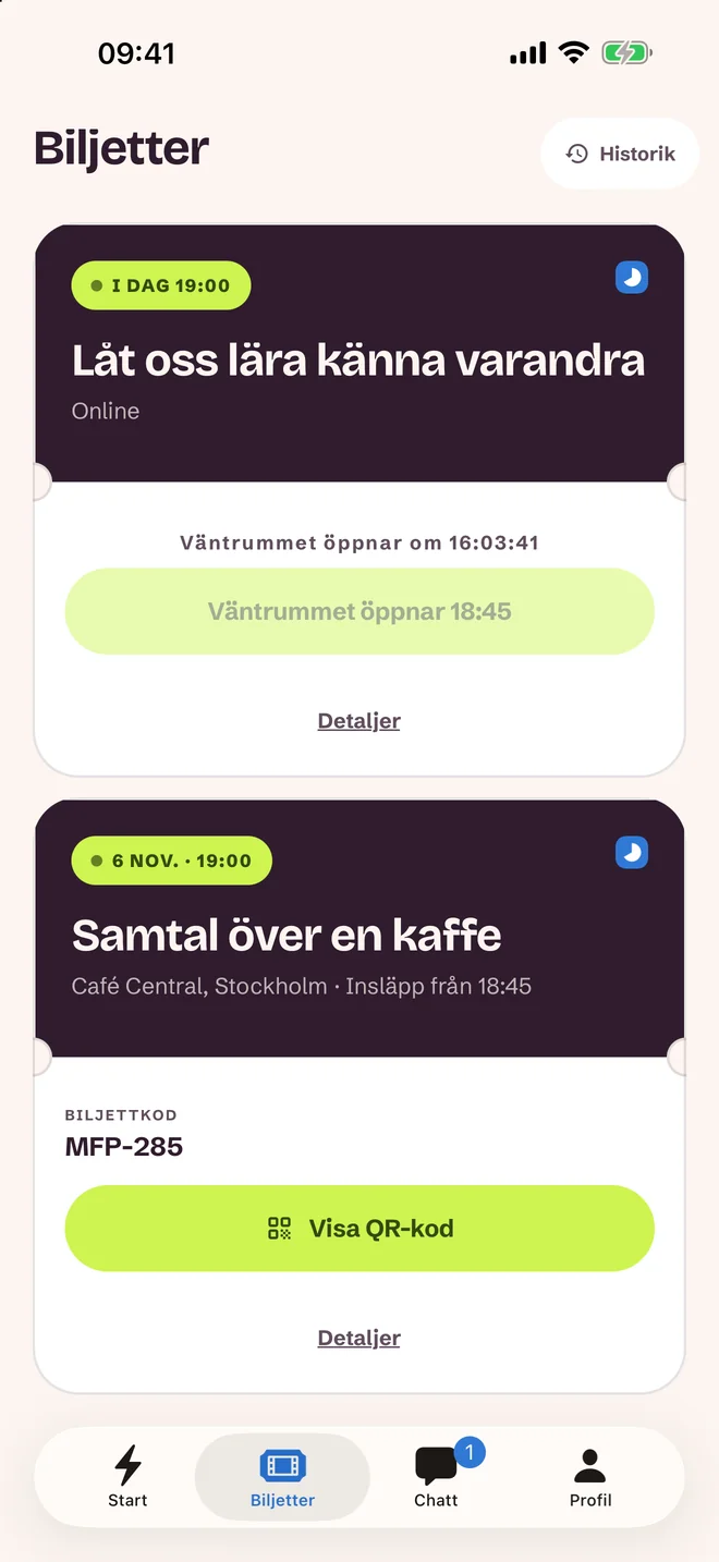 Biljettskärm